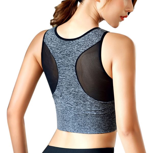 women's seamless high impact sports bra with removable cups high support pink workout yoga bra back cutout activewear grey s, Black;blue
women's seamless high impact sports bra with removable cups high support pink workout yoga bra back cutout activewear grey s, Black;blue