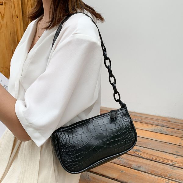 fashion alligator shoulder bags for women baguette shape bag 2020 lady handbags soft leather small street bags female travel pu
fashion alligator shoulder bags for women baguette shape bag 2020 lady handbags soft leather small street bags female travel pu