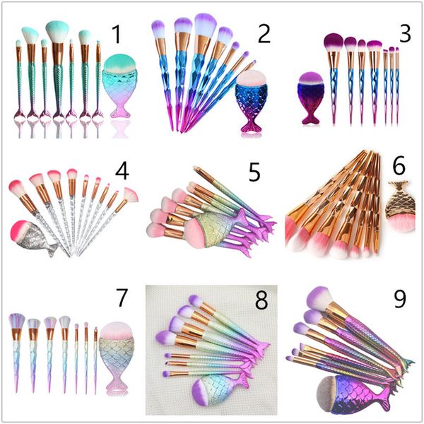 8pcs/set mermaid makeup brushes set make up brush 3d diamond colorful spiral bling brushes fundation powder cream blush glitter brush epacke
8pcs/set mermaid makeup brushes set make up brush 3d diamond colorful spiral bling brushes fundation powder cream blush glitter brush epacke