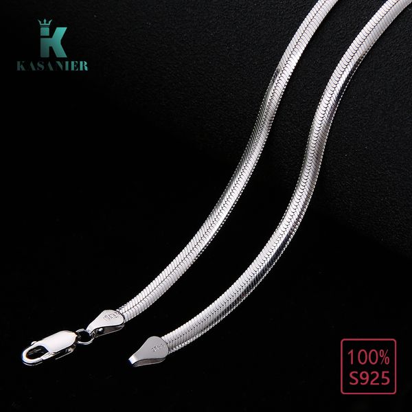 kasanier men/women necklace 4mm wide snake bone necklace real s925 sterling silver with "925" stamp factory price high quality
kasanier men/women necklace 4mm wide snake bone necklace real s925 sterling silver with "925" stamp factory price high quality