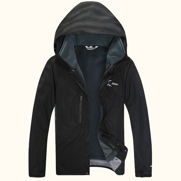men and women winter outdoor two-piece hiking jacket windproof waterproof mountaineering jacket hooded warm couple ski suit, Blue;black
men and women winter outdoor two-piece hiking jacket windproof waterproof mountaineering jacket hooded warm couple ski suit, Blue;black