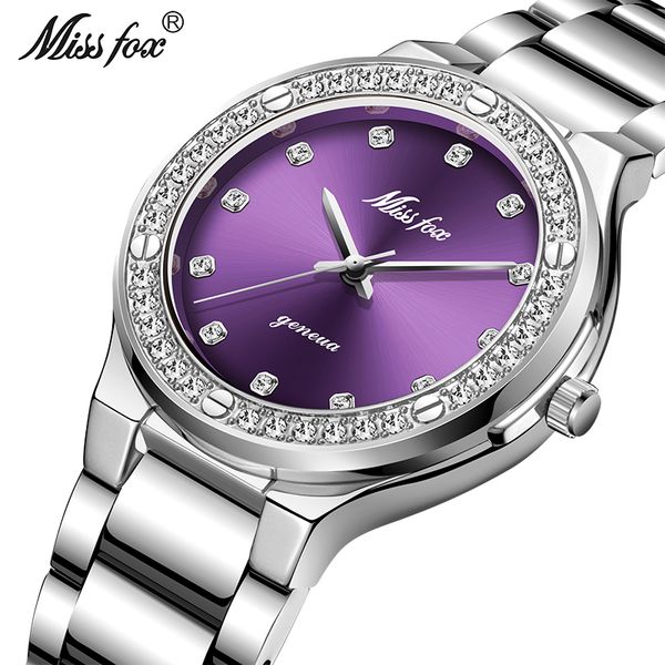 missfox watch women waterproof analogue clock fashion stainless steel waterproof casual diamond watch women, Slivery;brown
missfox watch women waterproof analogue clock fashion stainless steel waterproof casual diamond watch women, Slivery;brown