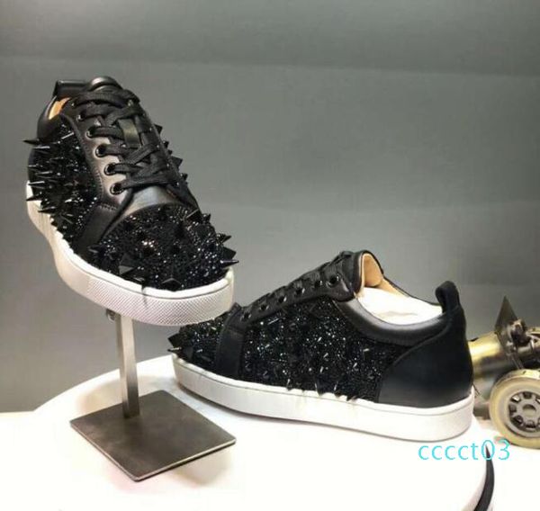 2018 red bottoms кроссовок для мужчин повседневных женщин роскошного синего кристалла на открытый воздух кружевных дизайнер chaussures zapat, Black
2018 red bottoms кроссовок для мужчин повседневных женщин роскошного синего кристалла на открытый воздух кружевных дизайнер chaussures zapat, Black