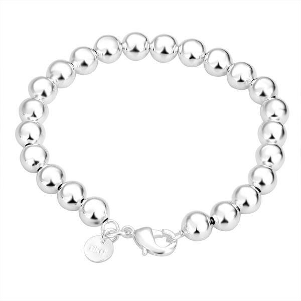 Hot Sales 925 Sterling Silver 8MM Round Ball Bead Chain Bracelets Fashion Costume Women/Men Bracelets Jewelry for women/men
Hot Sales 925 Sterling Silver 8MM Round Ball Bead Chain Bracelets Fashion Costume Women/Men Bracelets Jewelry for women/men