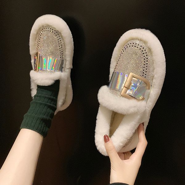 glitter shoes all-match slip-on 2019 fashion women's loafers fur round toe female footwear elegant casual sneaker winter slip, Black
glitter shoes all-match slip-on 2019 fashion women's loafers fur round toe female footwear elegant casual sneaker winter slip, Black