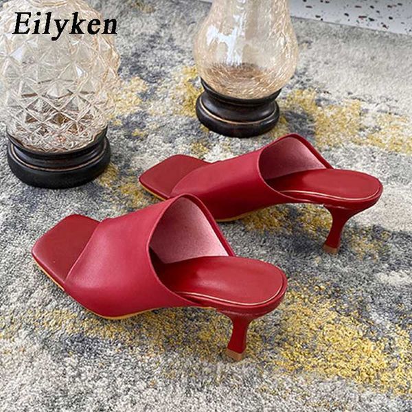 eilyken vintage design square toe outdoor slippers women pu leather sandals summer new fashion party stiletto shoes, Black
eilyken vintage design square toe outdoor slippers women pu leather sandals summer new fashion party stiletto shoes, Black