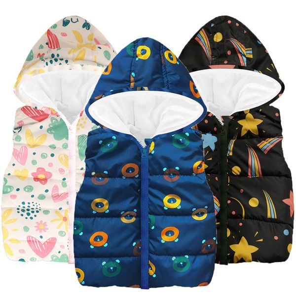 baby vest girls boys new cartoon toddler kids sleeveless star print hooded warm waistcoat winter clothes for children s#, Blue
baby vest girls boys new cartoon toddler kids sleeveless star print hooded warm waistcoat winter clothes for children s#, Blue