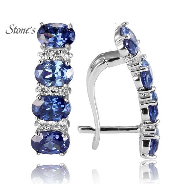 925 sterling silver tanzanite earrings for women blue stone fine jewelry for wedding cj191202, Golden
925 sterling silver tanzanite earrings for women blue stone fine jewelry for wedding cj191202, Golden
