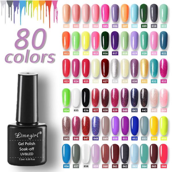 limegirl sparkling glitter nail gel polish nail art design manicure 80 colors 7.5ml soak off enamel uv gelpolish lacquer varnish, Red;pink
limegirl sparkling glitter nail gel polish nail art design manicure 80 colors 7.5ml soak off enamel uv gelpolish lacquer varnish, Red;pink