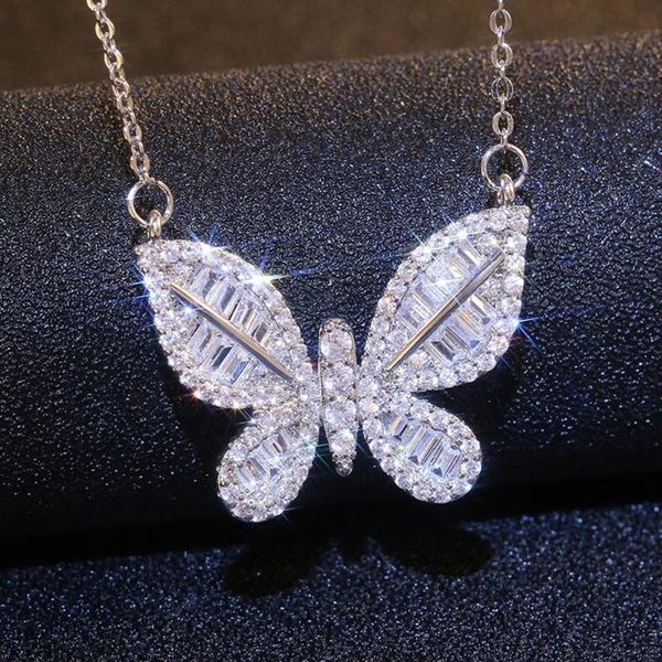 modyle sweet silver color zircon crystal butterfly necklaces for women choker collares wedding jewelry
modyle sweet silver color zircon crystal butterfly necklaces for women choker collares wedding jewelry