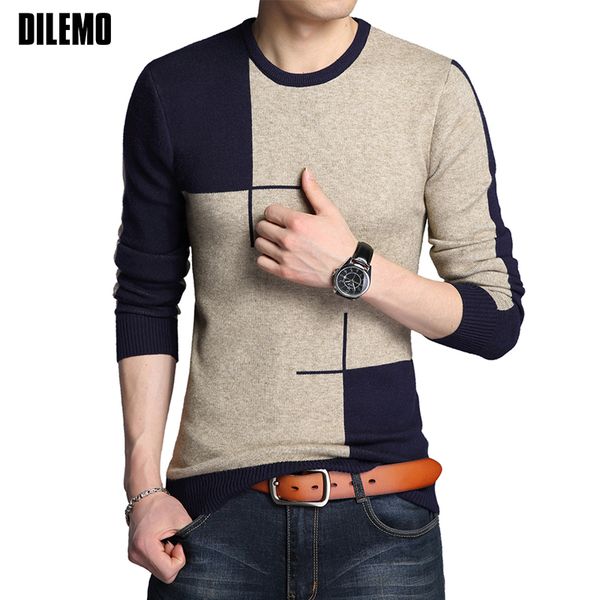 2018 новой осень зима мода марка одежда пуловер mens свитера o шея contrast color slim fit дышащий свитер для мужчин, White;black
2018 новой осень зима мода марка одежда пуловер mens свитера o шея contrast color slim fit дышащий свитер для мужчин, White;black