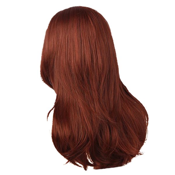 natural women synthetic hair wig heat resistant long curly full wigs for cosplay red brown, Black
natural women synthetic hair wig heat resistant long curly full wigs for cosplay red brown, Black