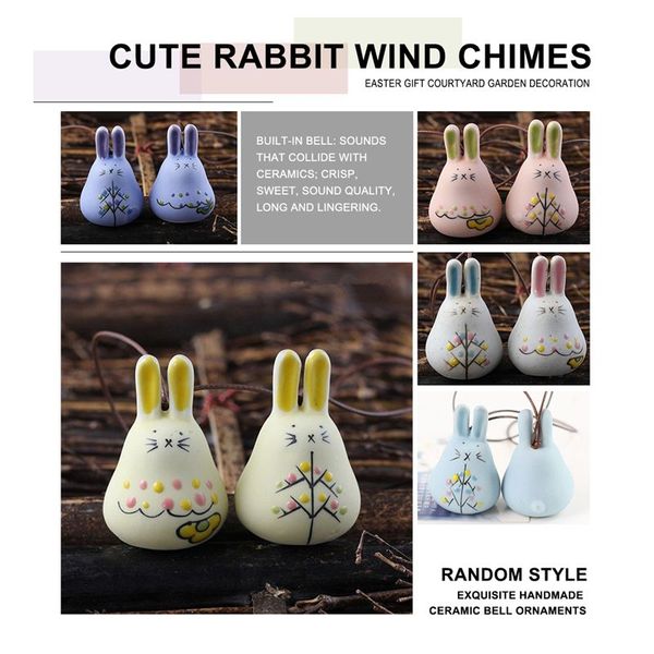 exquisite hand-made ceramic wind chimes jewelry wind bell bell pendant easter gift garden garden decoration
exquisite hand-made ceramic wind chimes jewelry wind bell bell pendant easter gift garden garden decoration