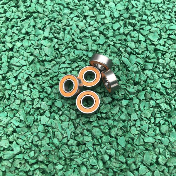 Image of 50pcs fishing reel bearing S693-2RS S693RS ABEC7 3x8x4 Stainless Steel hybrid ceramic ball bearings 693 2RS CB LD 3*8*4 mm