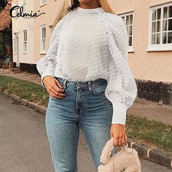 celmia fashion see-through long sleeve chiffon women blouse summer mesh sheer shirt 2020 stand collar casual blusas 5xl, White
celmia fashion see-through long sleeve chiffon women blouse summer mesh sheer shirt 2020 stand collar casual blusas 5xl, White