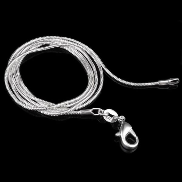 925 sterling silver snake chain plated necklace accessories statement jewelry women sterling chokers 
925 sterling silver snake chain plated necklace accessories statement jewelry women sterling chokers