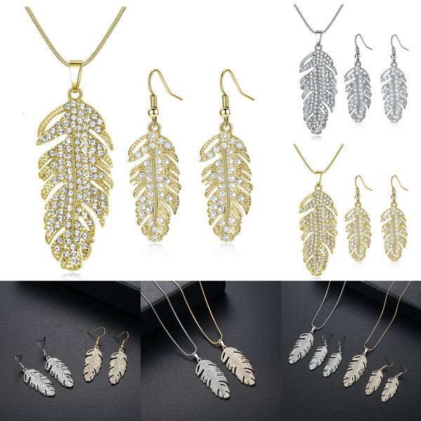 decorate leaf rhinestone necklace earrings wedding engagement jewelry set for women love real female jewelry design accessories high quality, Silver
decorate leaf rhinestone necklace earrings wedding engagement jewelry set for women love real female jewelry design accessories high quality, Silver