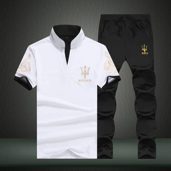 spring men sportswear tracksuit short sleeve t-shirt sweatshirts+pants running jogger fitness exercise workout outfit sport suit, White;black
spring men sportswear tracksuit short sleeve t-shirt sweatshirts+pants running jogger fitness exercise workout outfit sport suit, White;black