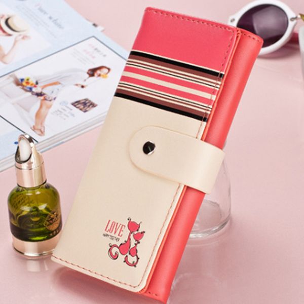 new envelope clutch women wallet cat cartoon wallet fashion long creative female card holder pu coin purses for girls, Red;black
new envelope clutch women wallet cat cartoon wallet fashion long creative female card holder pu coin purses for girls, Red;black