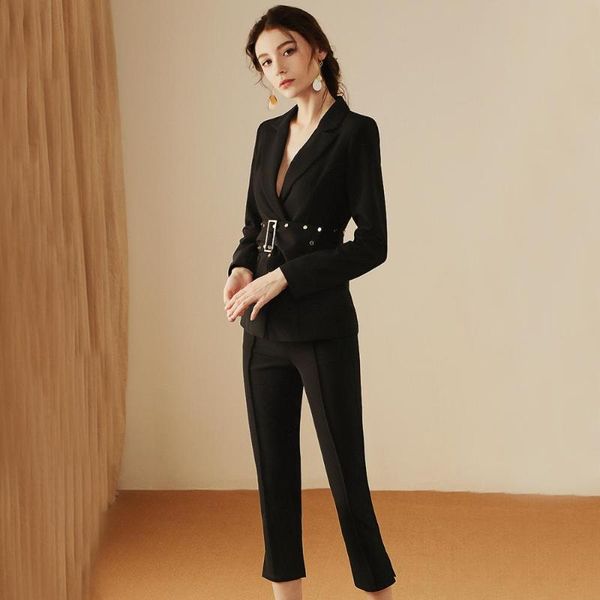 women's suits & blazers women suit two sets of self-cultivation jacket with trousers trouser temperament set recommend, White;black
women's suits & blazers women suit two sets of self-cultivation jacket with trousers trouser temperament set recommend, White;black