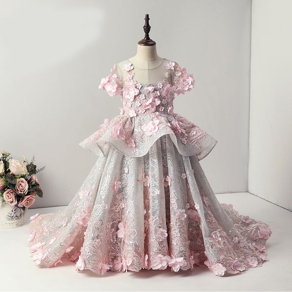 girl' pageant dresses pink vintage arabic princess flower girl dresses for wedding ball gown 3d floral flowers lace girl communion dre, White;red
girl' pageant dresses pink vintage arabic princess flower girl dresses for wedding ball gown 3d floral flowers lace girl communion dre, White;red