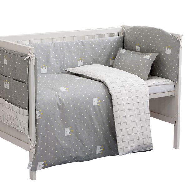 grey baby crib bumpers kit cotton baby supplies safety guard crib bumper bedding duvet cover sheet 4 5 6 7 8pcs
grey baby crib bumpers kit cotton baby supplies safety guard crib bumper bedding duvet cover sheet 4 5 6 7 8pcs