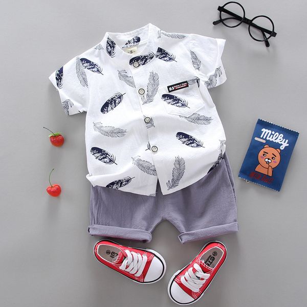 boutique boys summer sets cotton 2pcs stand collar short sleeve shirt+shorts lovely cartoon kids clothing set boys sports suit, White
boutique boys summer sets cotton 2pcs stand collar short sleeve shirt+shorts lovely cartoon kids clothing set boys sports suit, White