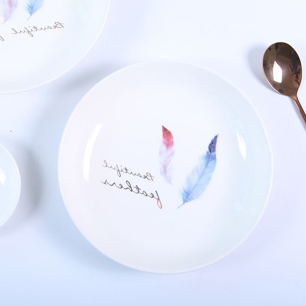 creative feather ceramic plate household dish round plates northern european-style bowl dish & plate ceramic tableware l gif
creative feather ceramic plate household dish round plates northern european-style bowl dish & plate ceramic tableware l gif