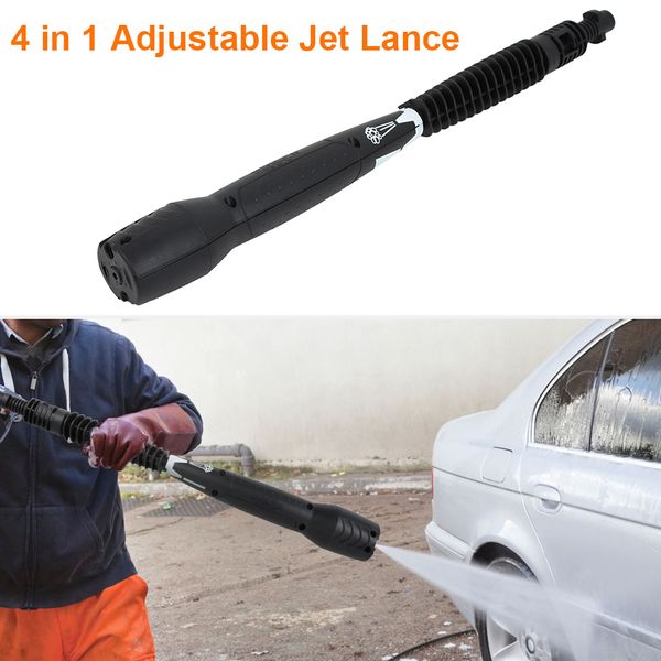 4 in 1 adjustable water spray foam gun jet lance 4 nozzle 2030psi car washer for karcher k2 - k7 high pressure cleaning tool
4 in 1 adjustable water spray foam gun jet lance 4 nozzle 2030psi car washer for karcher k2 - k7 high pressure cleaning tool