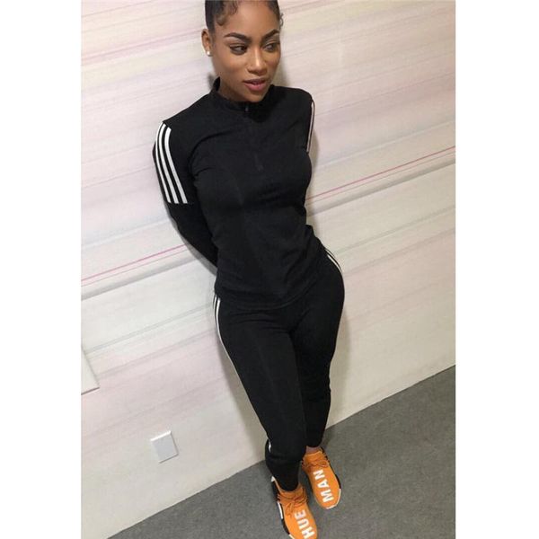 womens designer tracksuits two pieces autumn casual slim long sleeved crew neck womens fashion sports tracksuits, Gray
womens designer tracksuits two pieces autumn casual slim long sleeved crew neck womens fashion sports tracksuits, Gray