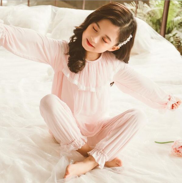 children clothes spring girls pajamas baby girl lace pajama set pants kids night wear suits baby sleep outfits 4 6 8 10 12, Blue;red
children clothes spring girls pajamas baby girl lace pajama set pants kids night wear suits baby sleep outfits 4 6 8 10 12, Blue;red