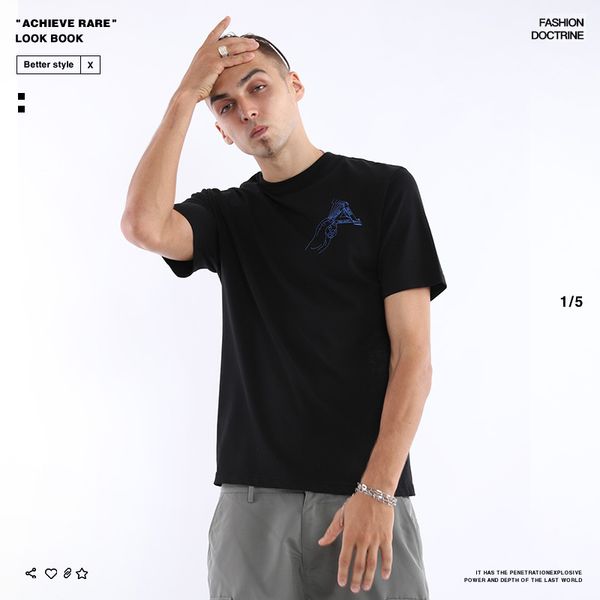 tt's a surprice to click here)m-6xl- men's designer shirt brand european and american fashion loose trend men's printed coup, White;black
tt's a surprice to click here)m-6xl- men's designer shirt brand european and american fashion loose trend men's printed coup, White;black