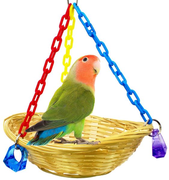 parrot toys bird toys parrot a basket of flowers the bird's nest nest swing suspension bridge middle and small size parrot 85g
parrot toys bird toys parrot a basket of flowers the bird's nest nest swing suspension bridge middle and small size parrot 85g