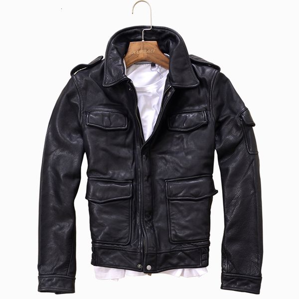 new genuine leather men's sheep skin slim fit youth motorcycle leather jacket male autumn winter coat, Black
new genuine leather men's sheep skin slim fit youth motorcycle leather jacket male autumn winter coat, Black