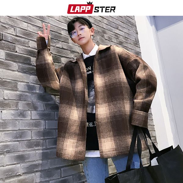 lappster winter coat men streetwear plaid wool coats 2019 mens harajuku vintage korean jackets coats hip hop windbreaker 5xl, Black
lappster winter coat men streetwear plaid wool coats 2019 mens harajuku vintage korean jackets coats hip hop windbreaker 5xl, Black