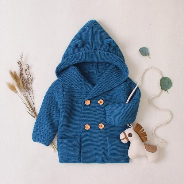 baby girl sweaters autumn winter newborn infant boys clothes casual hooded long sleeve toddler kids knitted jackets children top, Blue
baby girl sweaters autumn winter newborn infant boys clothes casual hooded long sleeve toddler kids knitted jackets children top, Blue