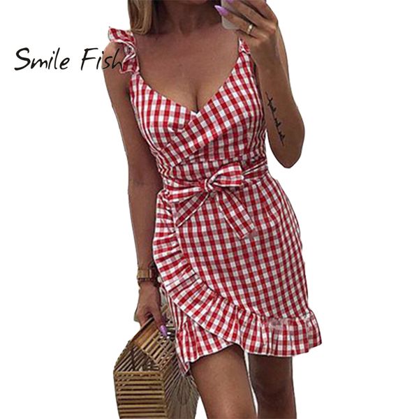 2019 new summer red plaid dress vintage beach boho dress streetwear ruffles spaghetti strap v-neck party women m0476, Black;gray
2019 new summer red plaid dress vintage beach boho dress streetwear ruffles spaghetti strap v-neck party women m0476, Black;gray