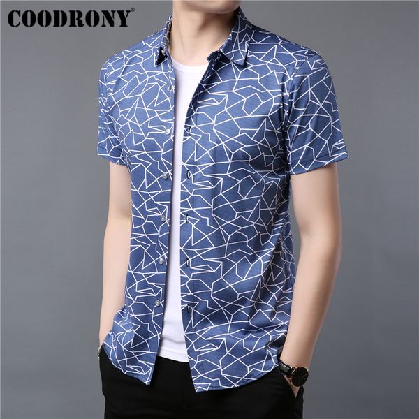 coodrony hawaiian shirt men cool summer short sleeve men shirt cotton fashion streetwear casual shirts camisa masculina s96009, White;black
coodrony hawaiian shirt men cool summer short sleeve men shirt cotton fashion streetwear casual shirts camisa masculina s96009, White;black