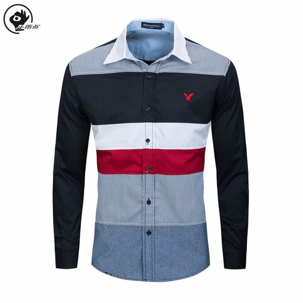 little raindrop men shirt 2020 spring new color block turn-down collar long sleeve shirts cotton homme plus size brand, White;black
little raindrop men shirt 2020 spring new color block turn-down collar long sleeve shirts cotton homme plus size brand, White;black