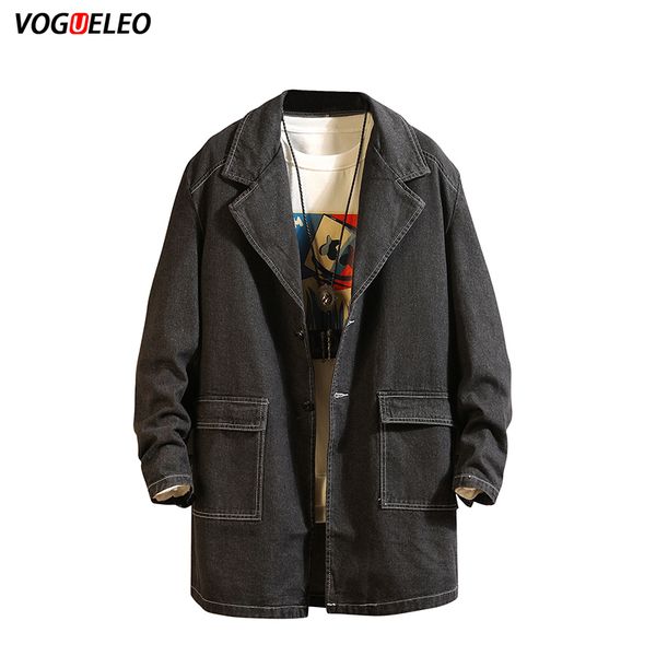 vogueleo 2019 new stylefashion autumn winter cowboyswindbreaker casual loose mens clothing single button solid turn-down collar, Tan;black
vogueleo 2019 new stylefashion autumn winter cowboyswindbreaker casual loose mens clothing single button solid turn-down collar, Tan;black