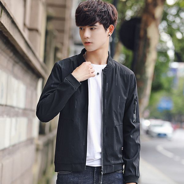 men's jackets fashion slim men casual jacket korean style long sleeve thin and coats zippers overcoat plus size, Black;brown
men's jackets fashion slim men casual jacket korean style long sleeve thin and coats zippers overcoat plus size, Black;brown