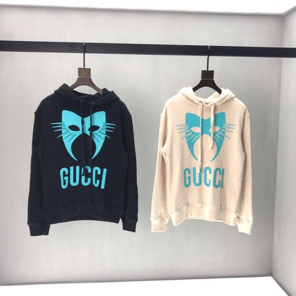 19ss mens designer hoodies jumper sweatshirts slogan cat mask print new label crew neck clothes, Black
19ss mens designer hoodies jumper sweatshirts slogan cat mask print new label crew neck clothes, Black