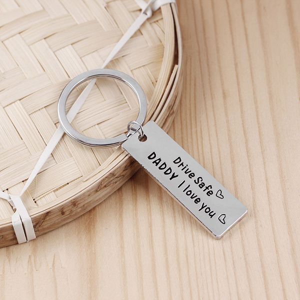 daddy be safe come home to me keychains message reminder driver key rings for father car keyring holder dad birthday gift, Silver
daddy be safe come home to me keychains message reminder driver key rings for father car keyring holder dad birthday gift, Silver
