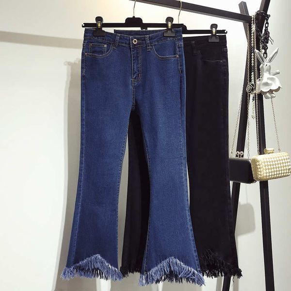 4xl plus size stretch high waist flare jeans woman korean style slim denim pants women casual blue black women jeans mujer c6200
4xl plus size stretch high waist flare jeans woman korean style slim denim pants women casual blue black women jeans mujer c6200