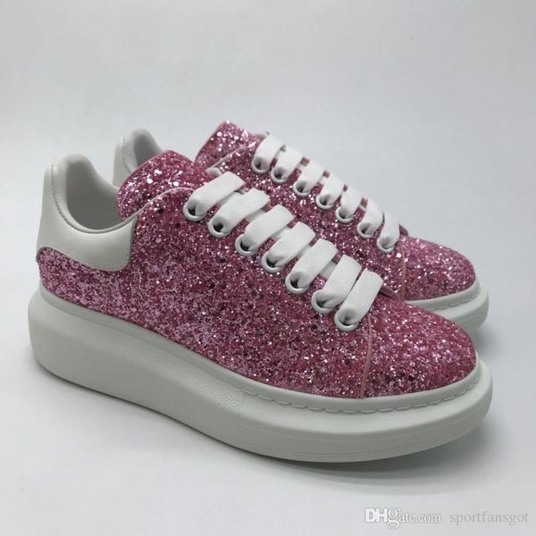 pink glitter designer shoes oversize luxury sneakers leather shoes leather shoes increase luxury men and women size 35-44 with box, Black
pink glitter designer shoes oversize luxury sneakers leather shoes leather shoes increase luxury men and women size 35-44 with box, Black