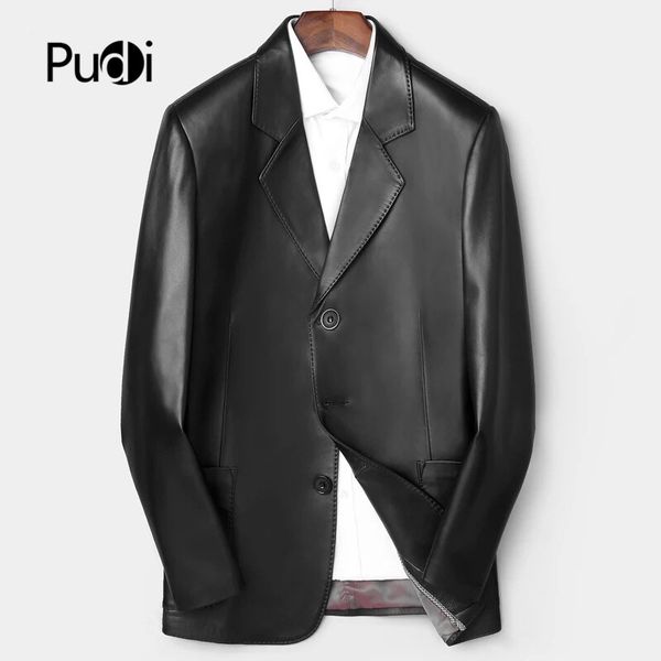 pudi mt907 2019 new fashion men's genuine leather jacket real sheepskin leather winter coat autumn and winter warm outwear, Black;brown
pudi mt907 2019 new fashion men's genuine leather jacket real sheepskin leather winter coat autumn and winter warm outwear, Black;brown