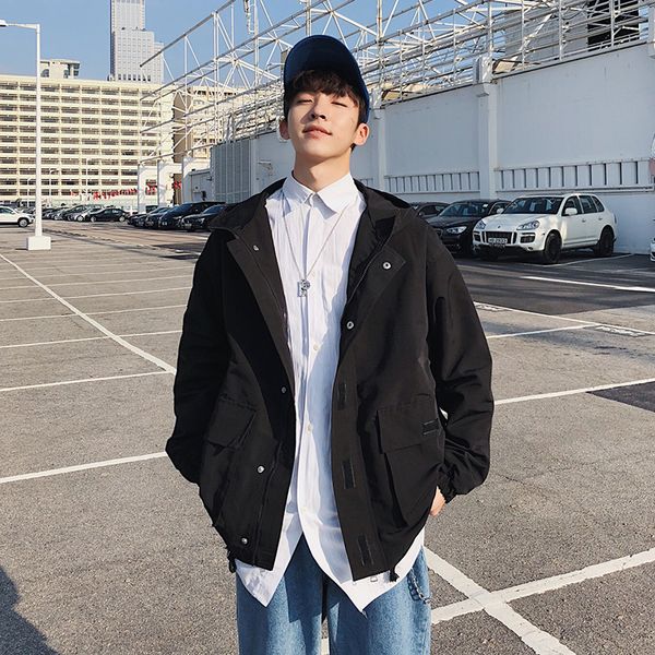 2019 spring autumn jacket men safari loose hooded men jackets and coats outwear 4xl 5xl, Black;brown
2019 spring autumn jacket men safari loose hooded men jackets and coats outwear 4xl 5xl, Black;brown