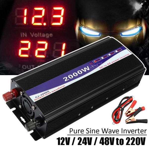 2000w car power inverter 12v/24v/ 48v to220v voltage transformer converter led display automobiles power supply
2000w car power inverter 12v/24v/ 48v to220v voltage transformer converter led display automobiles power supply