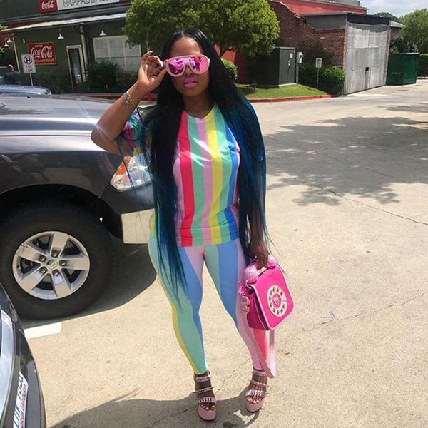 polyester 2 two piece set women summer autumn striped club short sleeve and pants suits casual sweatsuit tracksuit convention, Gray
polyester 2 two piece set women summer autumn striped club short sleeve and pants suits casual sweatsuit tracksuit convention, Gray
