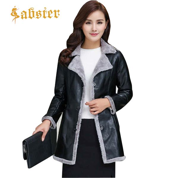 utumn winter women fur collar pu leather coat 2019 women pu leather jacket casual warm jacket outwear xz503, Black
utumn winter women fur collar pu leather coat 2019 women pu leather jacket casual warm jacket outwear xz503, Black